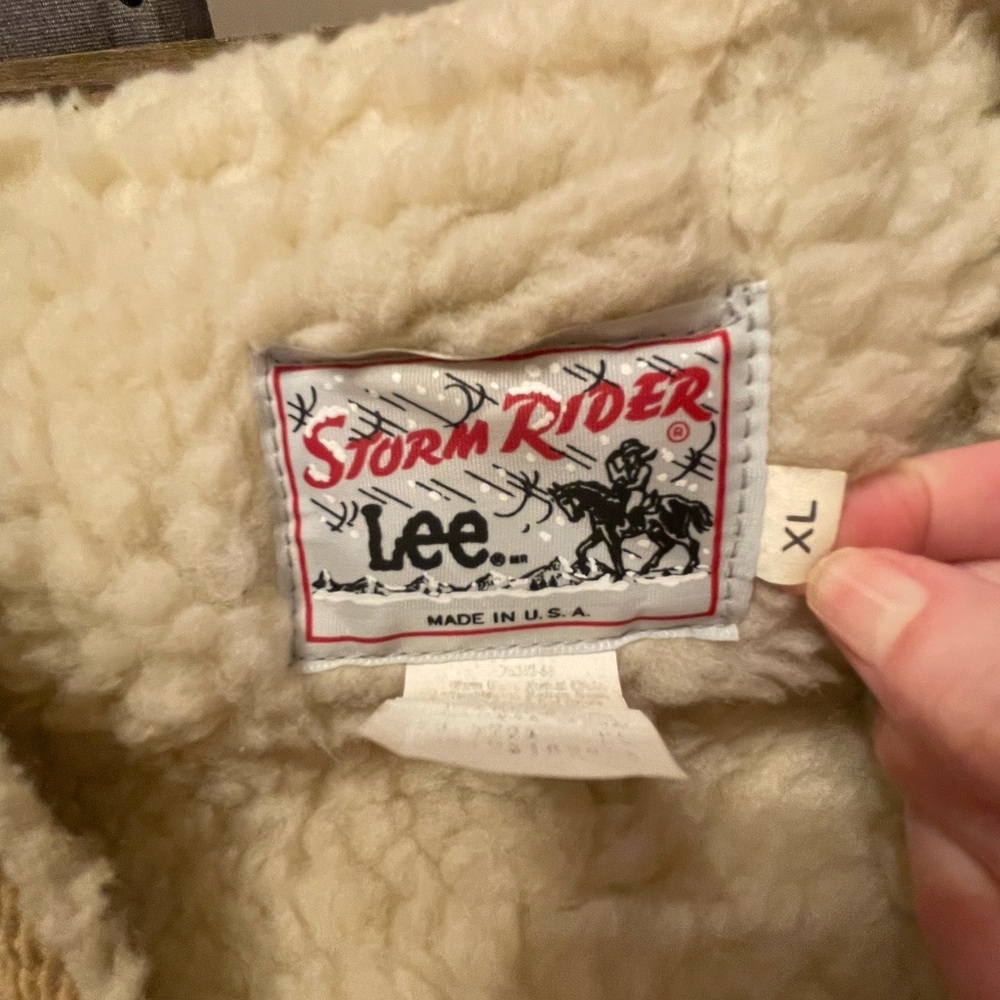 Vintage 70s Lee Storm-Rider Corduroy Sherpa Lined… - image 7